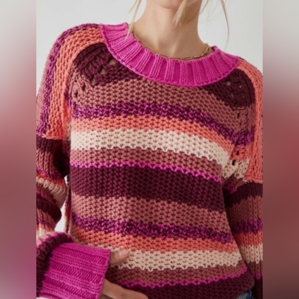 Free People Devon Multicolor Sweater